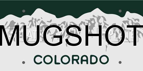 MUGSHOT Colorado License Plate