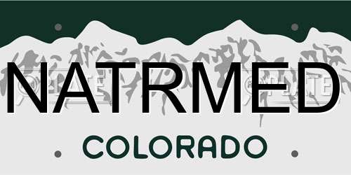 NATRMED Colorado License Plate