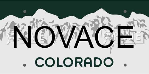 NOVACE Colorado License Plate