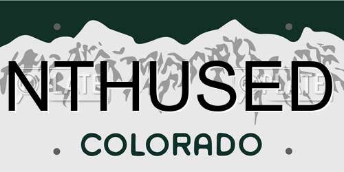NTHUSED Colorado License Plate