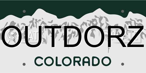 OUTDORZ Colorado License Plate