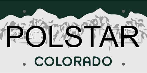 POLSTAR Colorado License Plate