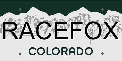 RACEFOX Colorado License Plate