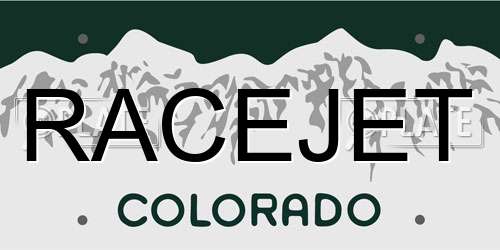 RACEJET Colorado License Plate