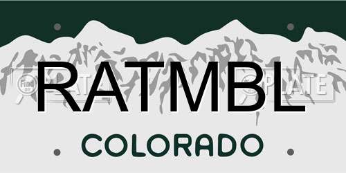 RATMBL Colorado License Plate