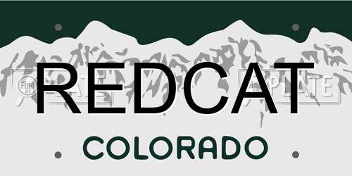 REDCAT Colorado License Plate