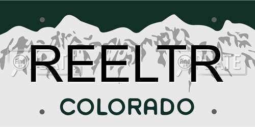 REELTR Colorado License Plate
