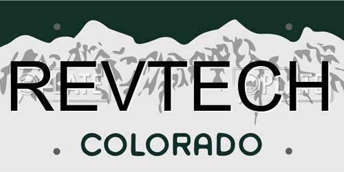 REVTECH Colorado License Plate