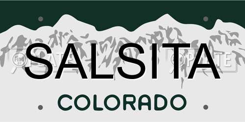 SALSITA Colorado License Plate