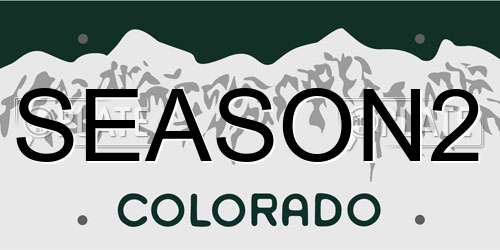 SEASON2 Colorado License Plate