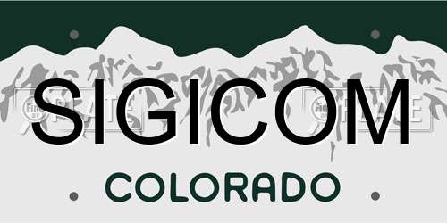 SIGICOM Colorado License Plate