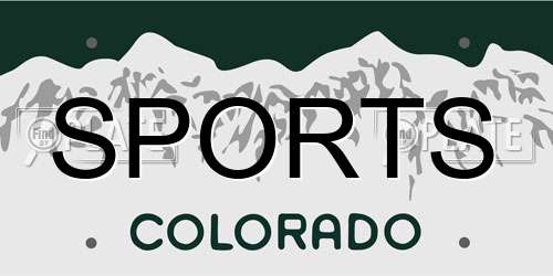 SPORTS Colorado License Plate