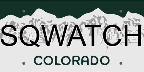 SQWATCH Colorado License Plate