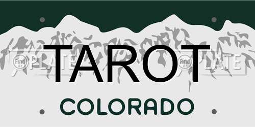 TAROT Colorado License Plate