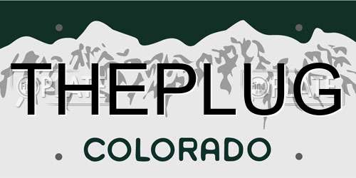 THEPLUG Colorado License Plate