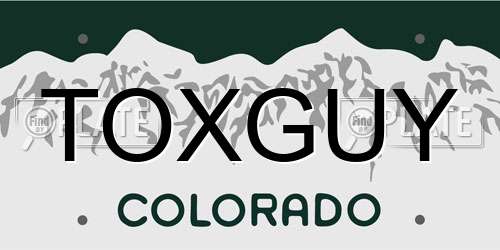 TOXGUY Colorado License Plate