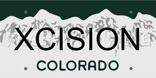XCISION Colorado License Plate