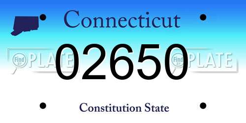 02650 Connecticut License Plate