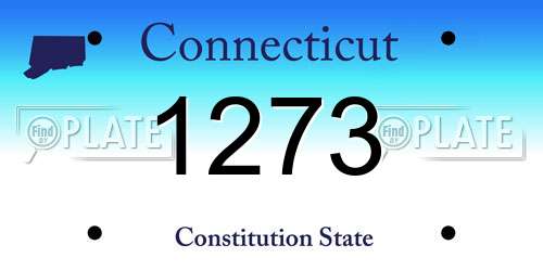 1273 Connecticut License Plate