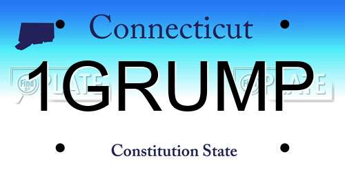 1GRUMP Connecticut License Plate