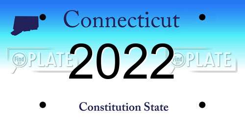 2022 Connecticut License Plate