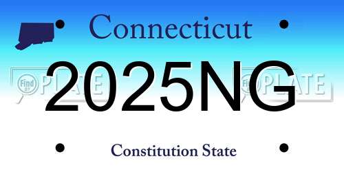 2025NG Connecticut License Plate