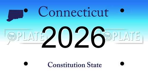 2026 Connecticut License Plate