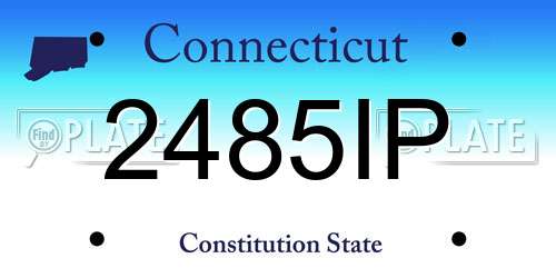 2485IP Connecticut License Plate
