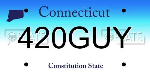 420GUY Connecticut License Plate