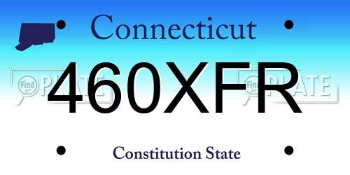 460XFR Connecticut License Plate