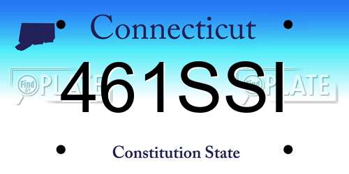 461SSI Connecticut License Plate