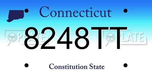 8248TT Connecticut License Plate