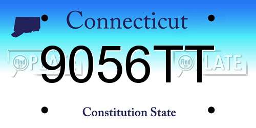 9056TT Connecticut License Plate