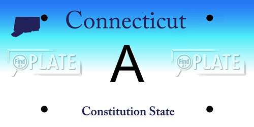 A Connecticut License Plate