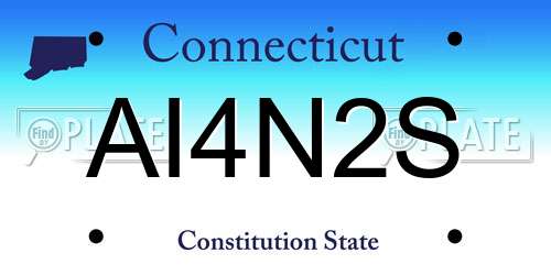 AI4N2S Connecticut License Plate