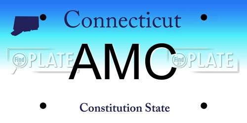 AMC Connecticut License Plate