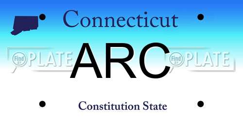 ARC Connecticut License Plate