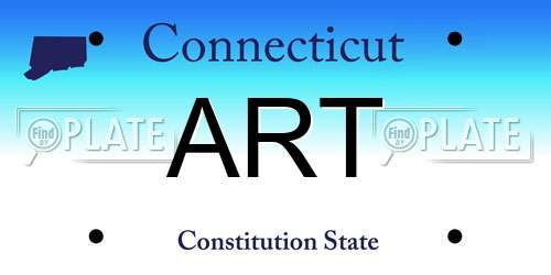 ART Connecticut License Plate