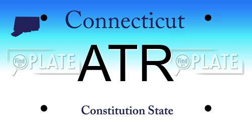 ATR Connecticut License Plate