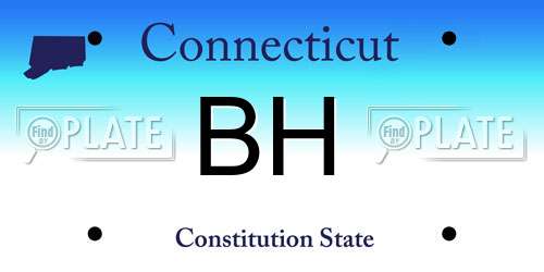 BH Connecticut License Plate