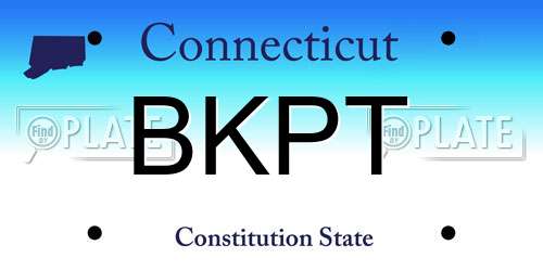 BKPT Connecticut License Plate