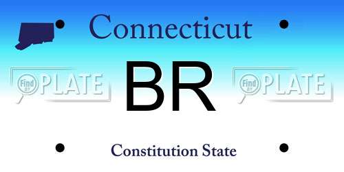 BR Connecticut License Plate