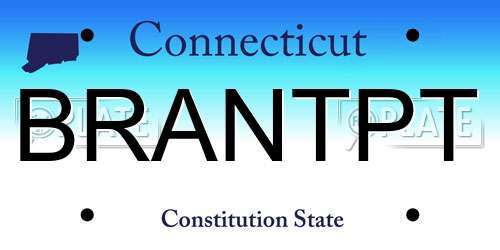 BRANTPT Connecticut License Plate