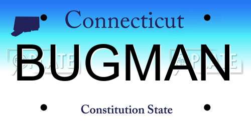 BUGMAN Connecticut License Plate