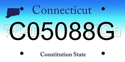 C05088G Connecticut License Plate