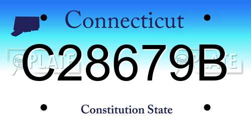 C28679B Connecticut License Plate