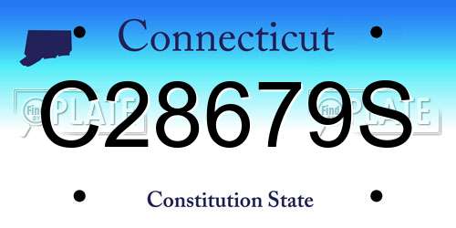 C28679S Connecticut License Plate