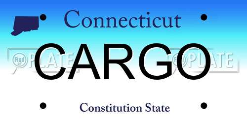 CARGO Connecticut License Plate