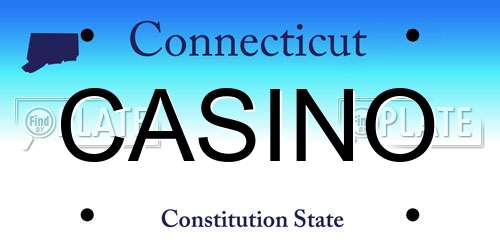 CASINO Connecticut License Plate