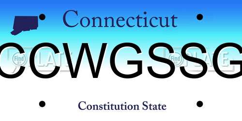 CCWGSSG Connecticut License Plate